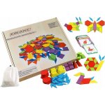 Kruzzel 17253 Dřevěná mozaika 155 ks – Zboží Dáma