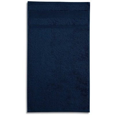 Malfini Malý ručník unisex ORGANIC 916, 30 x 50 cm, 450 g/m2 námořní modrá