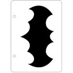 Kesmíra Kreativ Plastová šablona Netopýr 4 A6 – Zboží Dáma