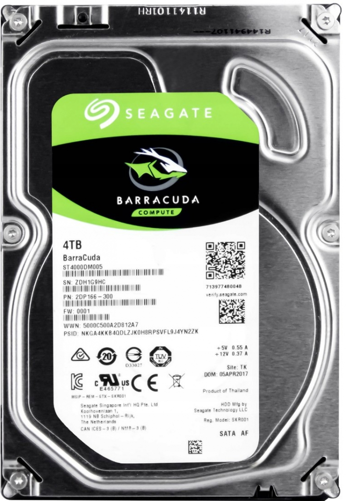 Seagate BarraCuda 4TB, 3,5\