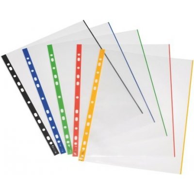 Herlitz A4 70 mikronů hladké s barevným proužkem 50 ks – Zboží Mobilmania
