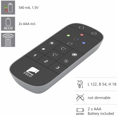 Dálkový ovladač Eglo REMOTE 2.0 – Zboží Živě