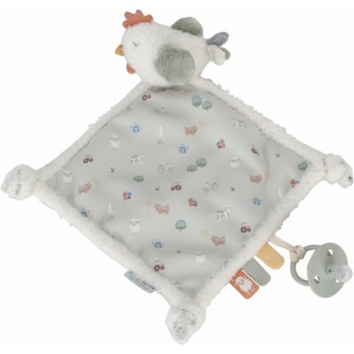 Little Dutch Little Farm Cuddle Cloth Chicken mazlicí dečka s klipem – Sleviste.cz