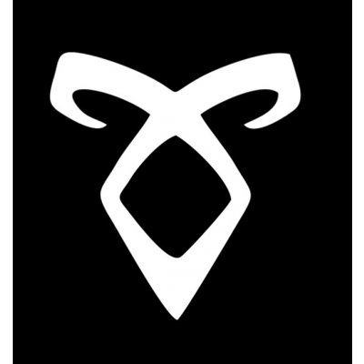 Samolepka (na auto, notebook) Mortal Instruments - bílá – Zboží Mobilmania