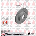 Brzdový kotouč ZIMMERMANN 500.2304.52 (500230452) | Zboží Auto