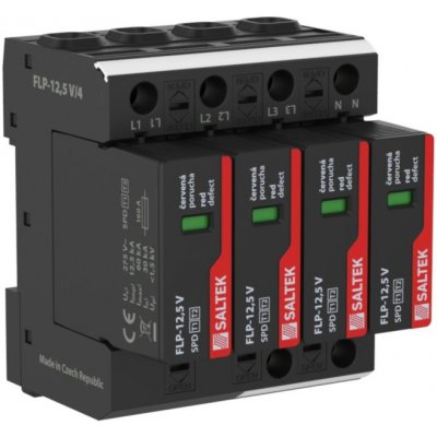 SALTEK FLP-12,5 V/4 - Čtyřpólový varistorový svodič bleskových proudů (A03429) – Zbozi.Blesk.cz