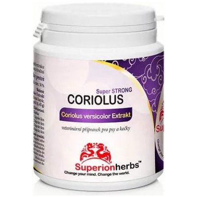 Superionherbs Coriolus Versicolor Extrakt 500 mg 90 kapslí