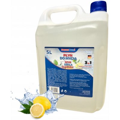 Clin Čistící prostředek na sklo citron náplň 4 l – Zboží Dáma