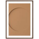 Idealform Poster no. 5 Round composition Barva: Terracotta, Velikost: 500x700 mm – Sleviste.cz
