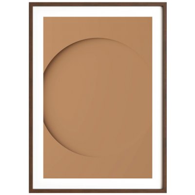 Idealform Poster no. 5 Round composition Barva: Terracotta, Velikost: 500x700 mm – Sleviste.cz