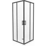 MEXEN/S Rio sprchový kout čtverec 70x70, transparent, černá + bílá vanička se sifonem 860-070-070-70-00-4010B – Hledejceny.cz