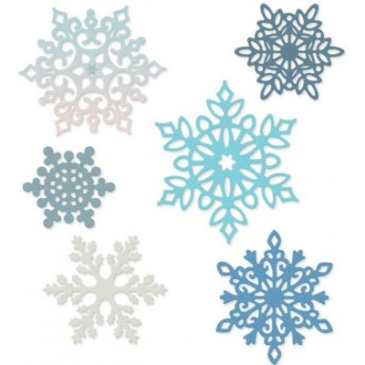 DP Craft vyřezávací šablona Vločky 6 ks – Sleviste.cz