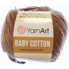 Baby Cotton YarnArt 407 hnědobéžová