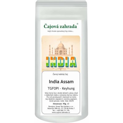 Čajová zahrada India Assam TGFOPI Keyhung černý čaj 0,5 kg – Zbozi.Blesk.cz