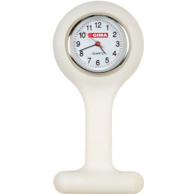 Gima sesterské hodinky kulaté - silikonové bílá – Sleviste.cz