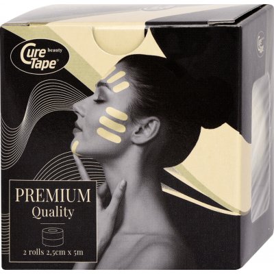 CureTape Beauty pro tejpování obličeje 2,5 cm x 5 m – Zboží Dáma