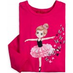 Dívčí tričko Kyly baletka tmavě růžové – Zboží Dáma