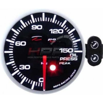 Přídavný budík Depo Racing Peak - tlak oleje – Zboží Mobilmania