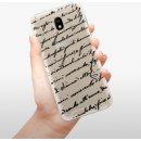 Pouzdro a kryt na mobilní telefon Pouzdro iSaprio - Handwriting 01 Samsung Galaxy J5 2017 černé