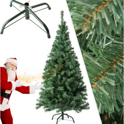 Tectake Umělý vánoční stromek zelený s kovovým stojanem – Zboží Dáma