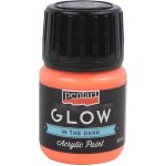 Pentart Akrylová barva svítící ve tmě 30 ml ORANŽOVÁ – Hledejceny.cz