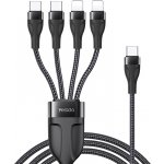 Yesido CA110 Type-C to 2 x Lightning, 2 x USB-C, 4A, 1,2m, černý – Hledejceny.cz