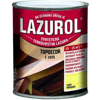 Lazurol Topdecor S1035 4,5 l přírodní