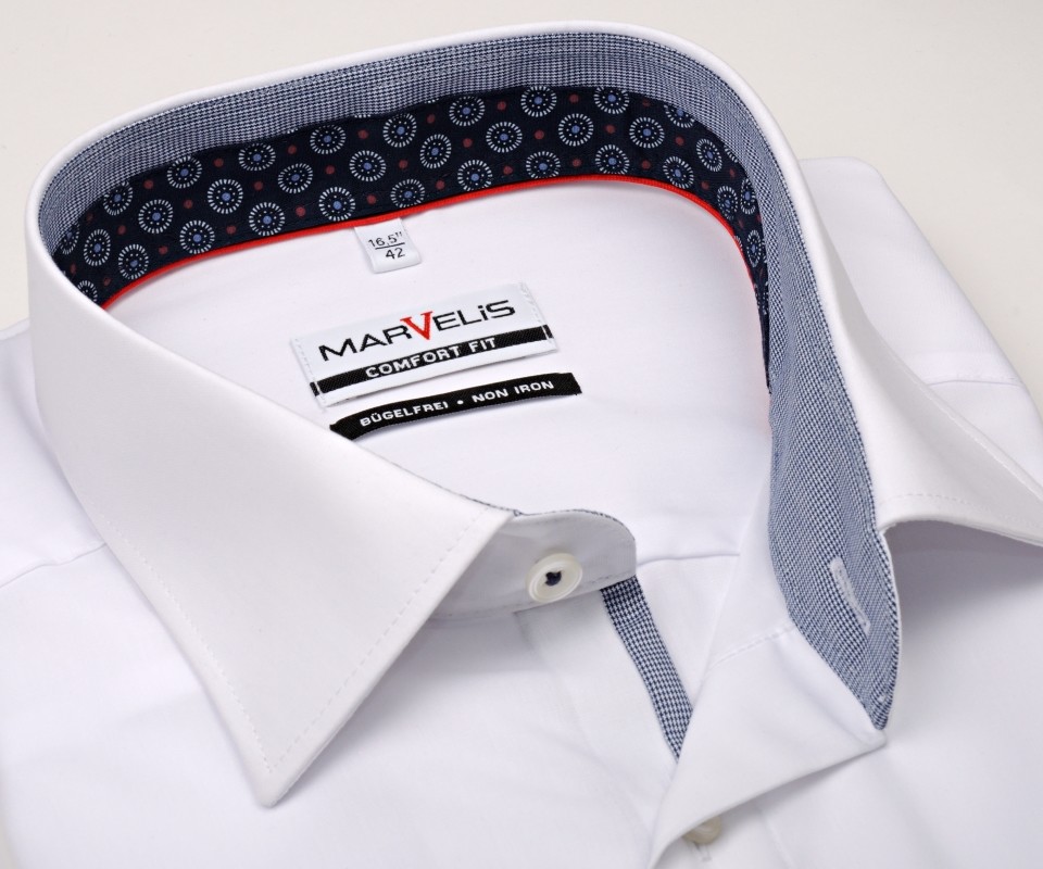 Marvelis Comfort Fit košile s vnitřním límcem manžetou a légou bílá od 990  Kč - Heureka.cz