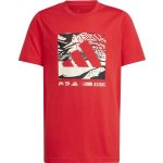 adidas CAMO GRAPHIC Dětské triko, červená – Sleviste.cz