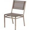 Zahradní židle a křeslo Barlow Tyrie Nerezová stohovatelná jídelní židle Equinox, 51 x 61 x 85 cm, rám nerez, výplet textilen pearl