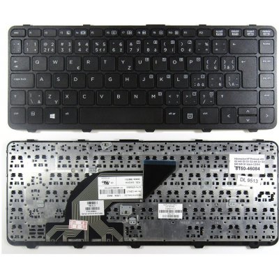 česká klávesnice HP Probook 430 G2 440 G0 G1 G2 445 G1 G2 640 645 G1 černá CZ/SK