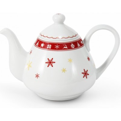 Leander Vánoční porcelán konvice kávová/ čajová český porcelán 1,20 l – Zboží Mobilmania