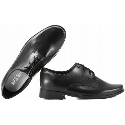 Miko 010 chlapecké společenské boty pro přijímání černé – Zboží Dáma