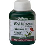 MedPharma Echinacea 100 mg + vit.C + zinek 107 tablet – Hledejceny.cz