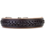 Kay-line kožený obojek Walnut – Zboží Mobilmania