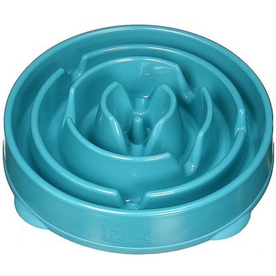 Outward Hound Zpomalovací miska FUN FEEDER DROP tyrkysová Medium 20 cm – Zboží Mobilmania