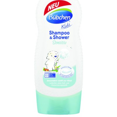 Bubchen Kids sensitive šampon a sprchový gel 230 ml – Zboží Dáma