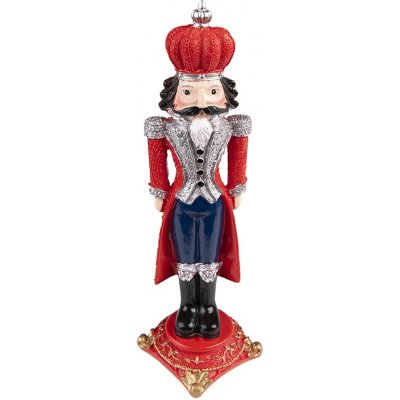 Clayre & Eef Dekorace Louskáček v červeném obleku - 8*8*24 cm - Clayre & Eef – Hledejceny.cz