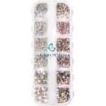 GloryStyles Sada kamínků na nehty 02 mix crystal/flame – Zboží Dáma