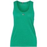 Tommy Hilfiger Essential Flag Slim Tank Zelený – Zboží Dáma