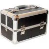 Hairway Kadeřnický kufr s přihrádkami černý 28561