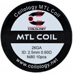Coilology MTL Round předmotané spirálky Ni80 0,6ohm 10ks – Zbozi.Blesk.cz