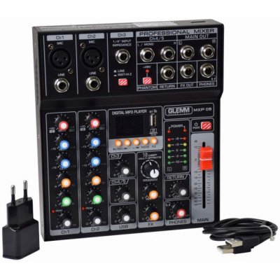 GLEMM MXP05 analogový mix. pult 06-1-1053 – Zbozi.Blesk.cz