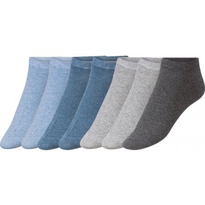 Livergy pánské nízké ponožky 7 párů šedá – Zboží Mobilmania