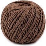 Bavlněný provázek macrame Ø2 mm Varianta: 3 hnědá světlá, Balení: 1 ks – Zboží Dáma