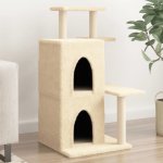 VidaXL Škrabadlo se sisalovými sloupky tmavě šedé 61,5 x 60,5 x 97 cm – Hledejceny.cz