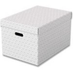 Esselte - úložný box - 355 x 510 x 305 mm, bílý, 3 ks – Hledejceny.cz