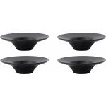 House Doctor Porcelánový stojánek na vejce Pion Black set 4 ks – Zboží Dáma