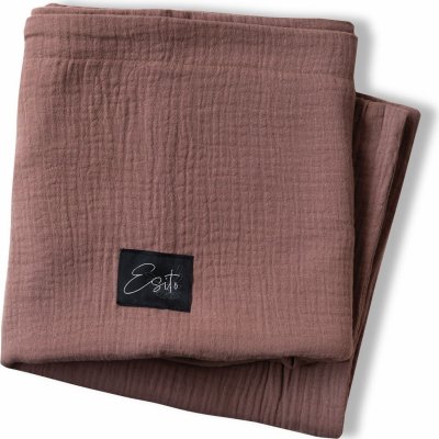 ESITO Mušelínová deka dvojitá Brown – Zboží Dáma