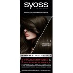 Syoss Permanent Coloration permanentní barva na vlasy 3-1 Dark Brown 50 ml – Zboží Dáma